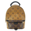 LOUIS VUITTON Palm Springs Mini Monogram Reverse Canvas Backpack Bag Brown