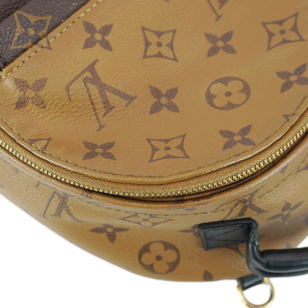 LOUIS VUITTON Palm Springs Mini Monogram Reverse Canvas Backpack Bag Brown