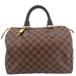 LOUIS VUITTON Speedy 30 Damier Ebene Satchel Bag Brown