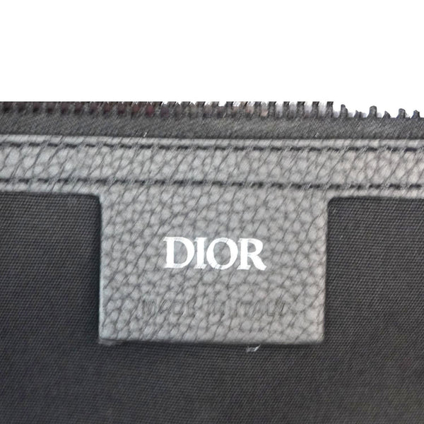 CHRISTIAN DIOR Diorissimo Canvas Duffle Bag Black