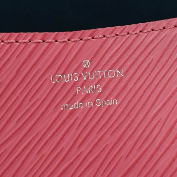 LOUIS VUITTON Buci Epi  Leather Shoulder Bag Pink