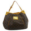 LOUIS VUITTON Galliera PM Monogram Canvas Shoulder Bag Brown