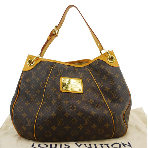 LOUIS VUITTON Galliera PM Monogram Canvas Shoulder Bag Brown