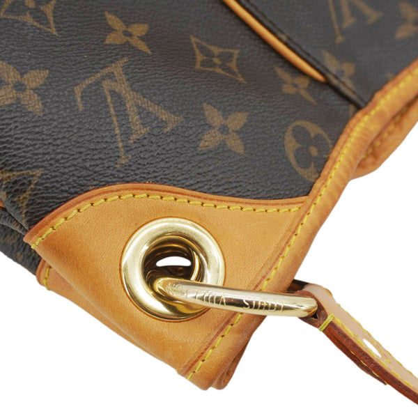 LOUIS VUITTON Galliera PM Monogram Canvas Shoulder Bag Brown