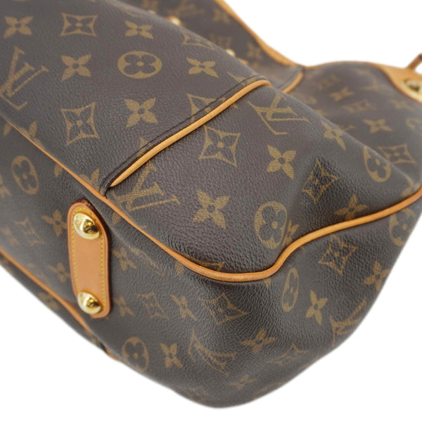 LOUIS VUITTON Galliera PM Monogram Canvas Shoulder Bag Brown