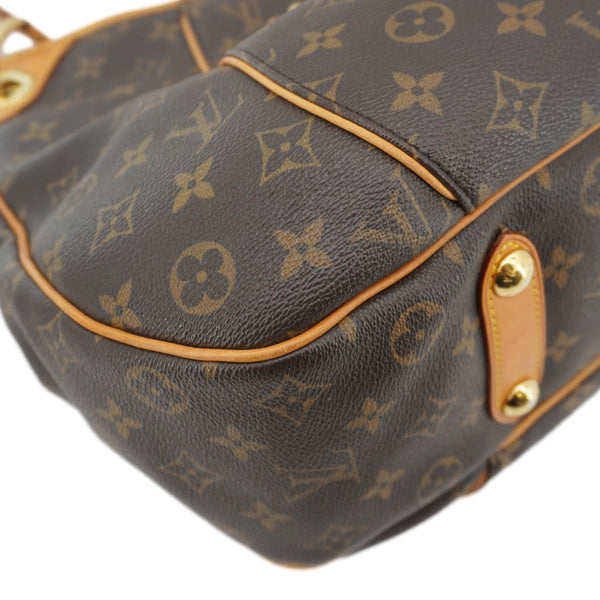 LOUIS VUITTON Galliera PM Monogram Canvas Shoulder Bag Brown