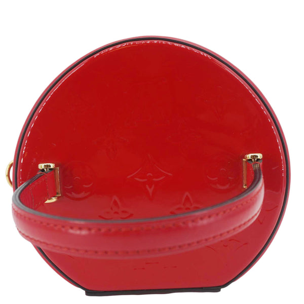 LOUIS VUITTON Cannes PM Monogram Vernis Shoulder Bag Cherry