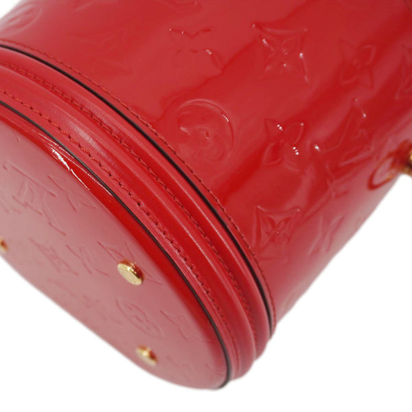 LOUIS VUITTON Cannes PM Monogram Vernis Shoulder Bag Cherry