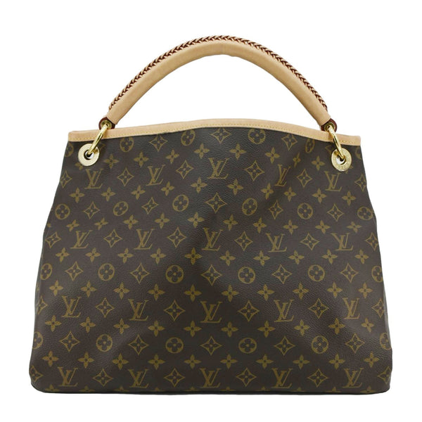 LOUIS VUITTON Artsy MM NM Monogram Canvas Shoulder Bag Brown