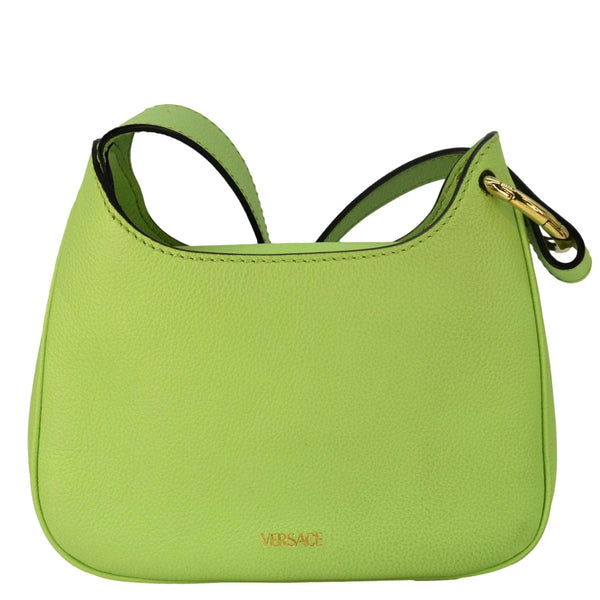 VERSACE La Medusa Leather Hobo Bag Green