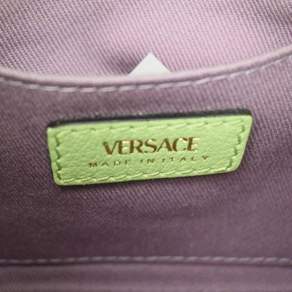 VERSACE La Medusa Leather Hobo Bag Green