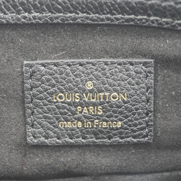 LOUIS VUITTON Pallas Chain Monogram Canvas Shopper Tote Bag Black