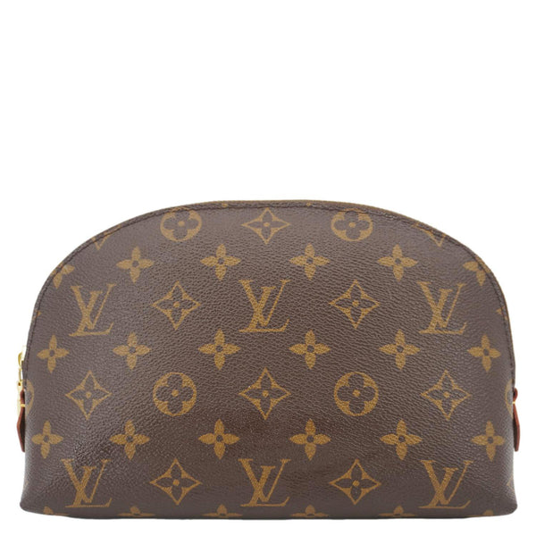 LOUIS VUITTON MM Monogram Canvas Cosmetic Pouch Brown