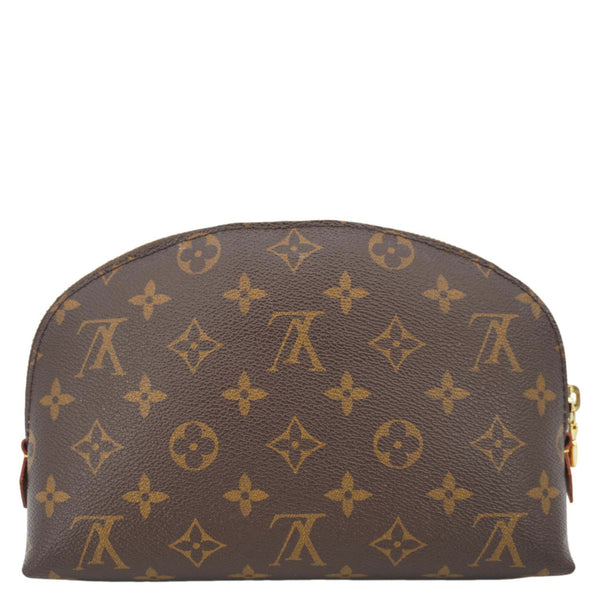 LOUIS VUITTON MM Monogram Canvas Cosmetic Pouch Brown