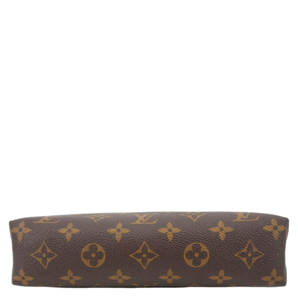 LOUIS VUITTON MM Monogram Canvas Cosmetic Pouch Brown