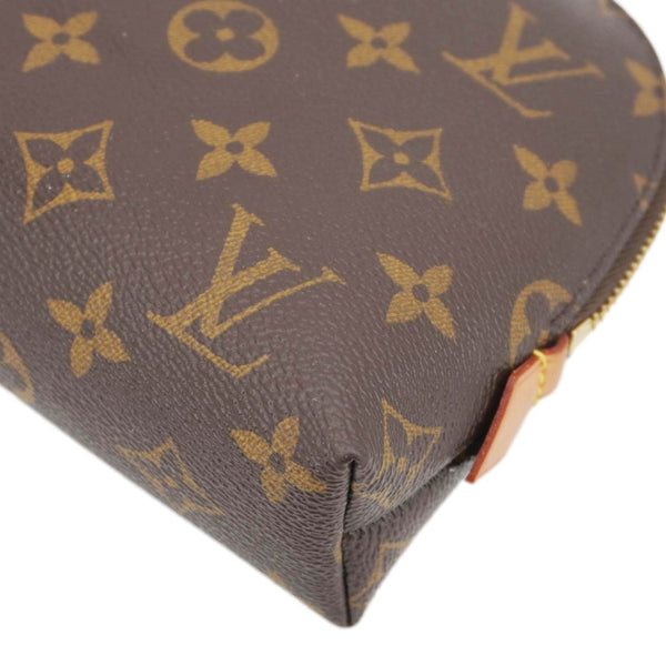 LOUIS VUITTON MM Monogram Canvas Cosmetic Pouch Brown