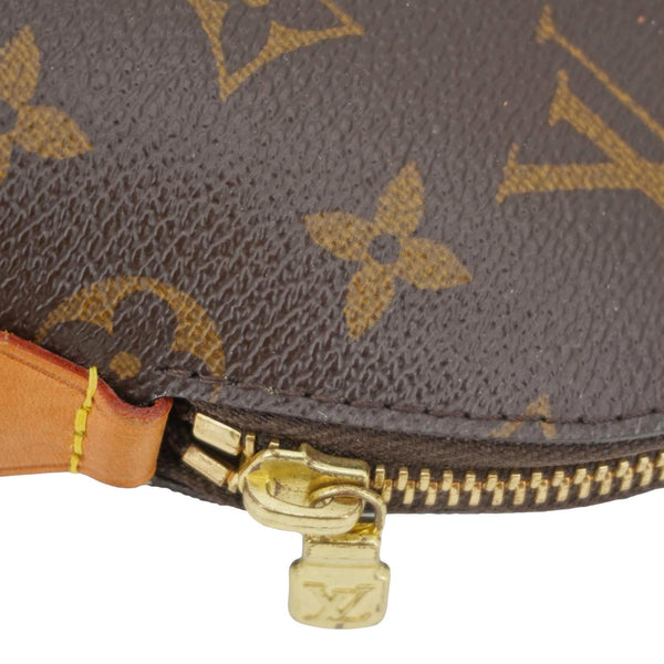 LOUIS VUITTON MM Monogram Canvas Cosmetic Pouch Brown