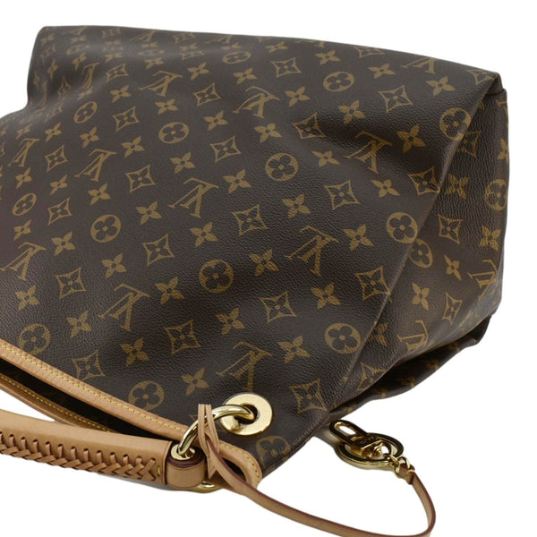 LOUIS VUITTON Artsy MM NM Monogram Canvas Hobo Bag Brown