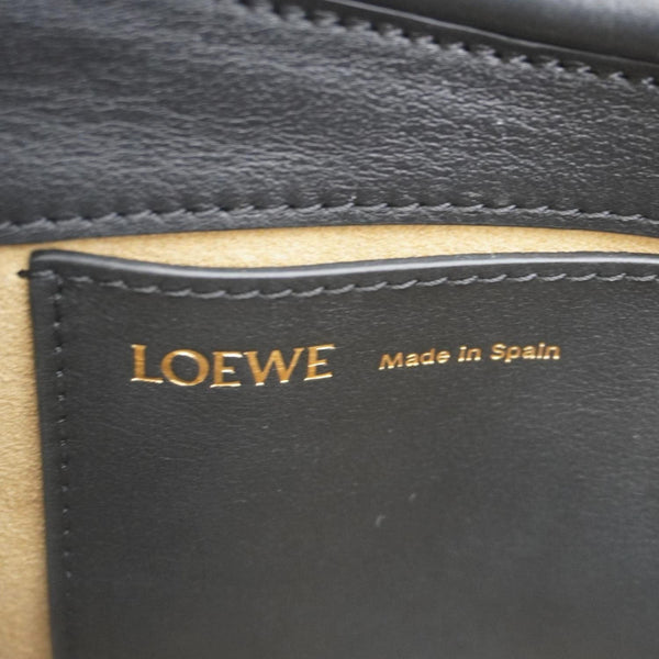 LOEWE Paseo Nappa Calfskin Leather Satchel Bag Black