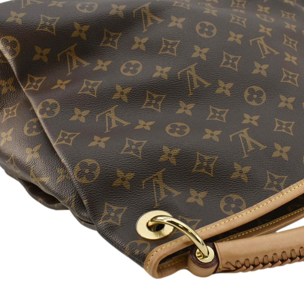 LOUIS VUITTON Artsy MM NM Monogram Canvas Hobo Bag Brown