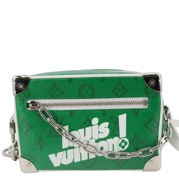 LOUIS VUITTON Soft Trunk Mini Monogram Everyday Crossbody Bag Green