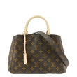 LOUIS VUITTON Montaigne BB Monogram Canvas Shoulder Bag Brown