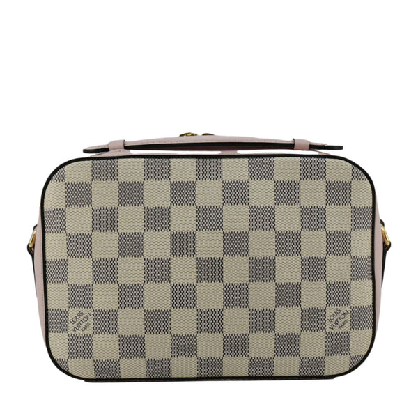 LOUIS VUITTON Saintonge Damier Azur Crossbody Bag White