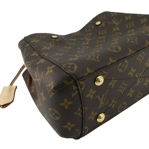 LOUIS VUITTON Montaigne BB Monogram Canvas Shoulder Bag Brown