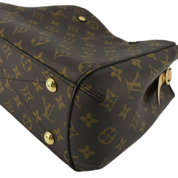 LOUIS VUITTON Montaigne BB Monogram Canvas Shoulder Bag Brown