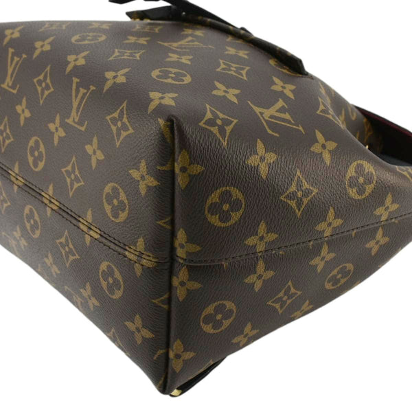 LOUIS VUITTON Montsouris PM Monogram Canvas Backpack Black