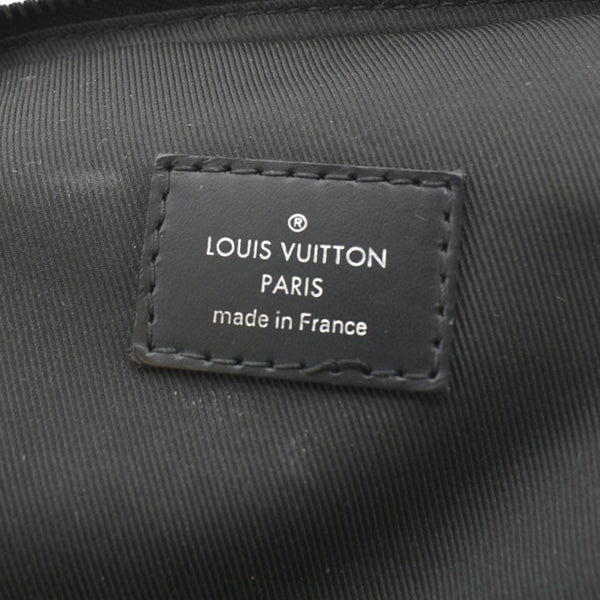 LOUIS VUITTON Avenue Sling Damier Graphite Backpack Bag Black