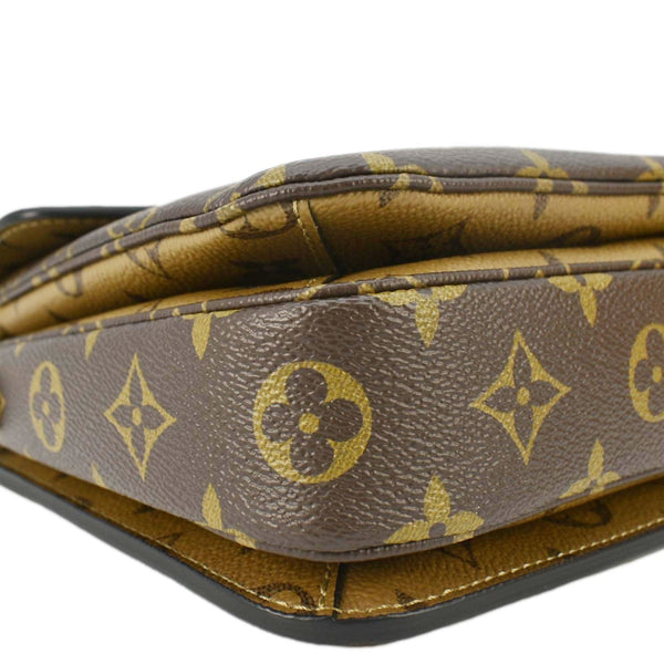 LOUIS VUITTON Metis Pochette Reverse Monogram Canvas Crossbody Bag Brown