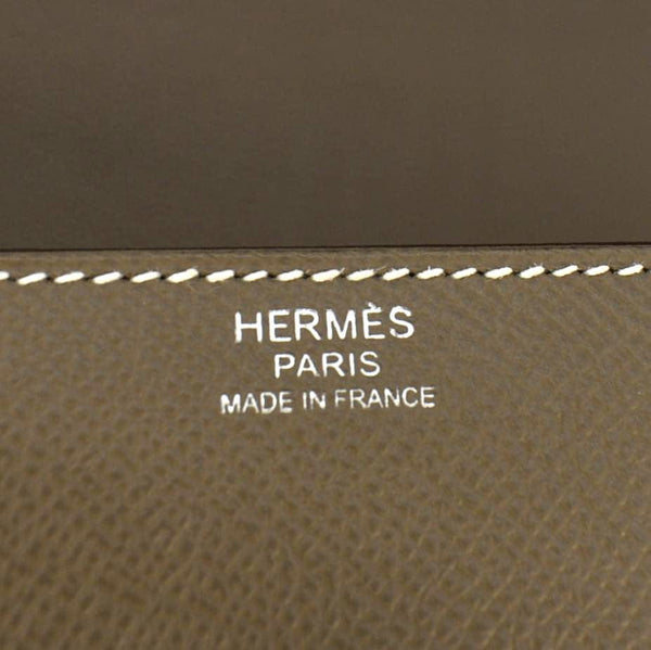 HERMES Mosaique Epsom Leather Bag Shoulder Etoupe