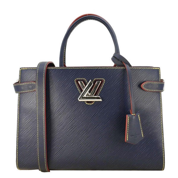 LOUIS VUITTON Twist Epi Leather 2Way Tote Bag Indigo