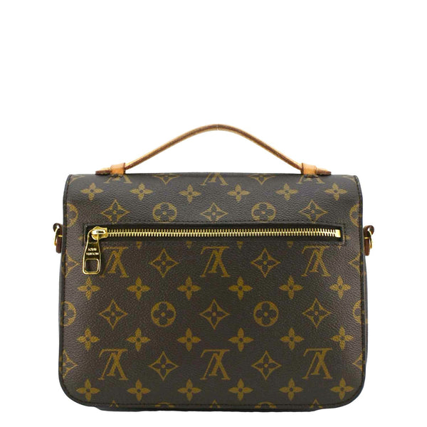 LOUIS VUITTON Metis Pochette Monogram Canvas Crossbody Bag Brown