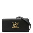 LOUIS VUITTON Twist West Epi Leather Crossbody Pochette Bag Black