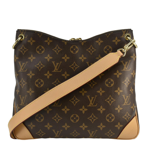 LOUIS VUITTON Odeon NM MM Monogram Canvas Shoulder Bag Brown