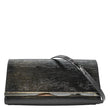 LOUIS VUITTON Sevigne Electric Patent Epi Leather Clutch Shoulder Bag Black