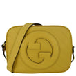 GUCCI Blondie Leather Camera  Crossbody Bag Yellow 742360