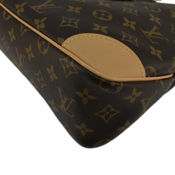 LOUIS VUITTON Odeon NM MM Monogram Canvas Shoulder Bag Brown