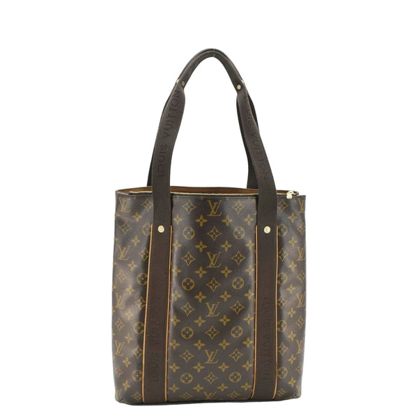 LOUIS VUITTON Cabas Beaubourg Monogram Canvas Tote Brown