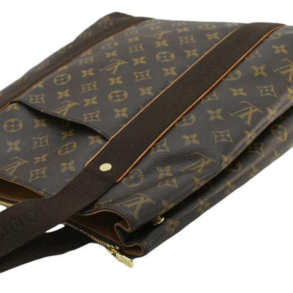 LOUIS VUITTON Cabas Beaubourg Monogram Canvas Tote Brown