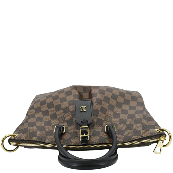 LOUIS VUITTON Odeon MM Damier Ebene Tote Bag Black