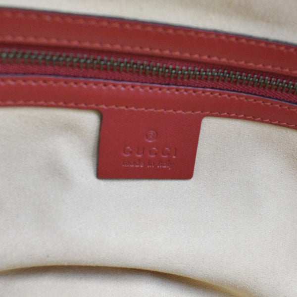 GUCCI Marmont Small Matelasse Leather Shoulder Bag Red 498100