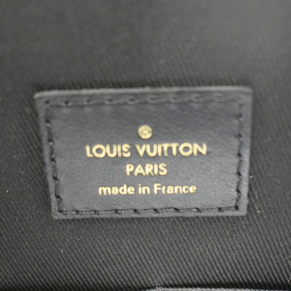 LOUIS VUITTON Odeon MM Damier Ebene Tote Bag Black