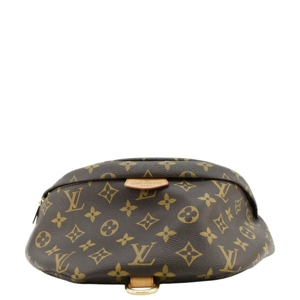 LOUIS VUITTON Monogram Canvas Brown Bumbag  upper side