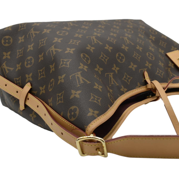 LOUIS VUITTON Carryall MM Monogram Canvas Shoulder Bag Brown