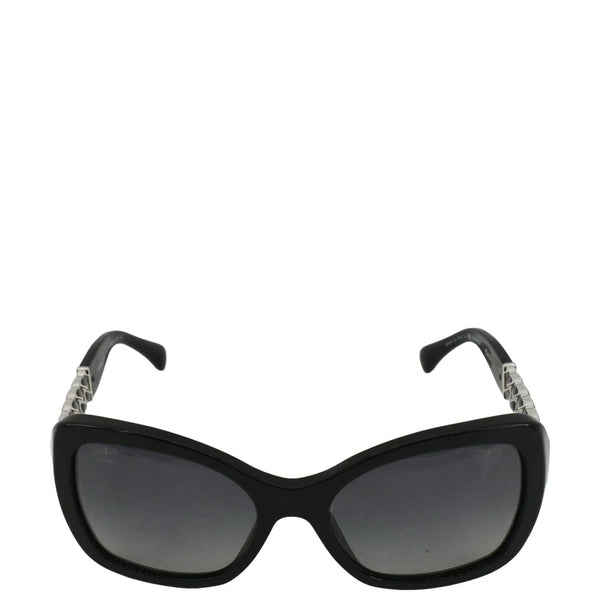 CHANEL 5305 - c.501/S8 Square Frame Chain-Link Sunglasses Black