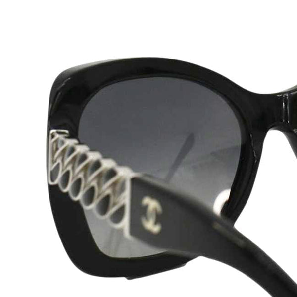 CHANEL 5305 - c.501/S8 Square Frame Chain-Link Sunglasses Black