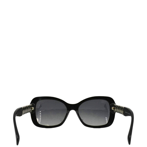 CHANEL 5305 - c.501/S8 Square Frame Chain-Link Sunglasses Black